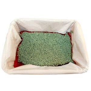 20pcs Set Reusable Cat Feces Filter Net Cats Sifting Litter Tray Liners Elastic Box Cleaning Tools