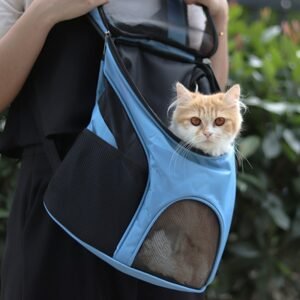 Mesh Breathable Cat Carrier Backpack For Cats Outdoor Travel Transport Carrying Bag Pet Products Mascotas Transporte Gato