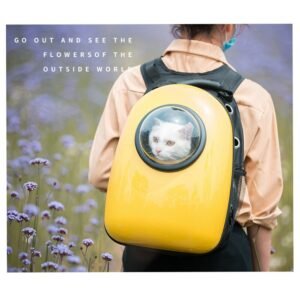 Portable Transport Carrying Breathable Travel Bag Astronaut Pet Dog Space Capsule Cat Carrier Backpack - 2