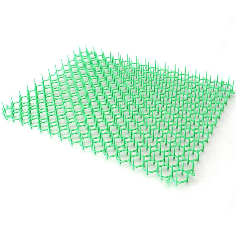 Anticat Plastic Prickle Strips 40x30cm Garden Scat Mats For Pet Repellent Dog Deterrent Net Spike Mat - 6