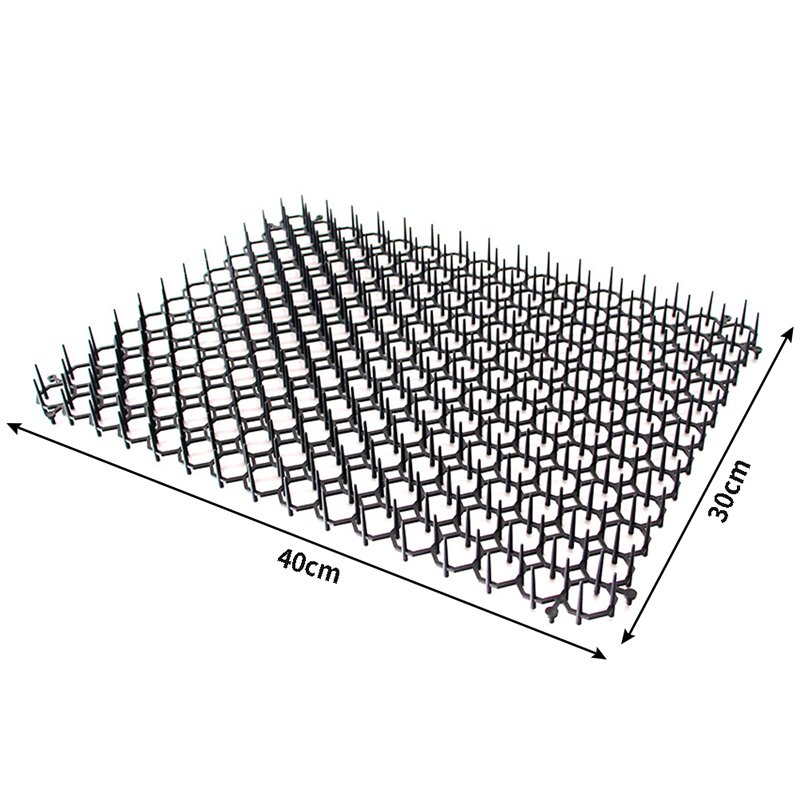 Anticat Plastic Prickle Strips 40x30cm Garden Scat Mats For Pet Repellent Dog Deterrent Net Spike Mat - 13