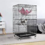 Cat Cage House Outdoor Three Story Large Villa Multi Door And Window Folding Pet Chat Jaulas Para Perros - 3