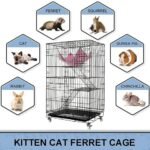 Cat Cage House Outdoor Three Story Large Villa Multi Door And Window Folding Pet Chat Jaulas Para Perros - 6