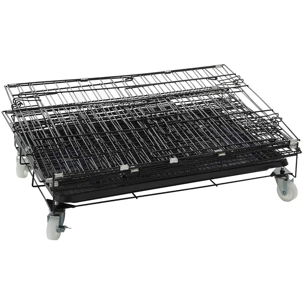 Large Outdoor Threestory Cat Cage House With Multiple Doors And Windows Foldable Pet Villa - 4